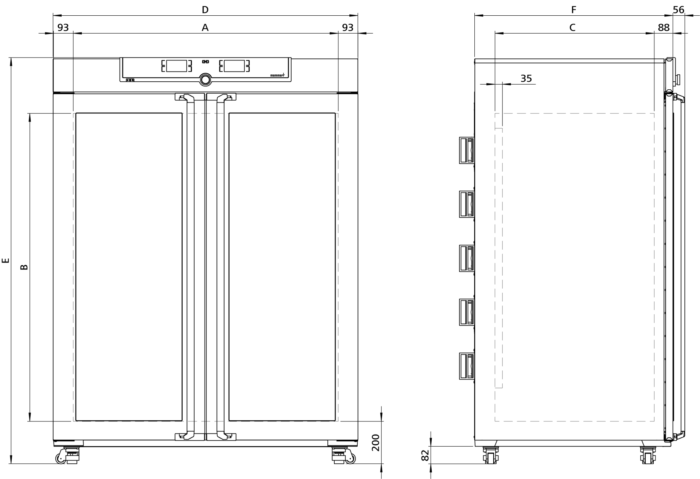 Peltier-cooled incubator IPP1400eco