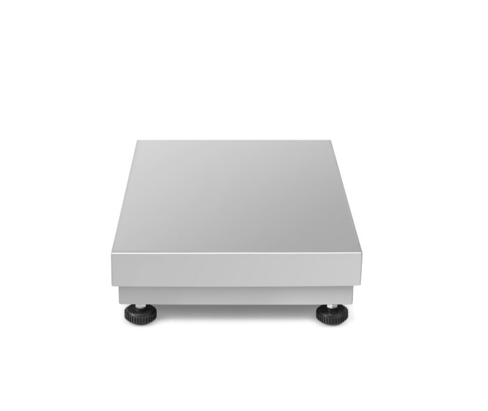 Puro Bench Platform stainless, front view Puro® bench platform