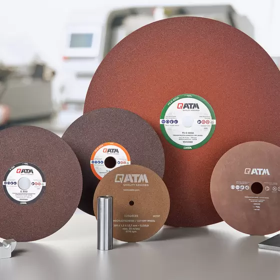 Significant properties for cut-off wheels are wear (i.e., abrasion resistance), long lifetime and cutting performance. Characteristics of the wheel composition are the abrasive used (aluminum oxide, silicon carbide, diamond, cubic boron nitride (CBN) and the bond type (metal, resin or rubber). The goal of any cut is to separate the material with minimal deformation and temperature effect. For a clean cut, the abrasive particles and bond type of the cut-off wheel should be matched to the material being cut. QPREP Premium cut-off wheels offer the optimal solution for a wide range of applications. Achieve a fine cutting surface Wide range of cut-off wheels for cutting all materials The best cutting function fitting to the material Low deformation and temperature during the cutting process Very good cutting performance with long lifetime The color coding of the premium cut-off wheels enables quick, visual assignment and identification of the several types.